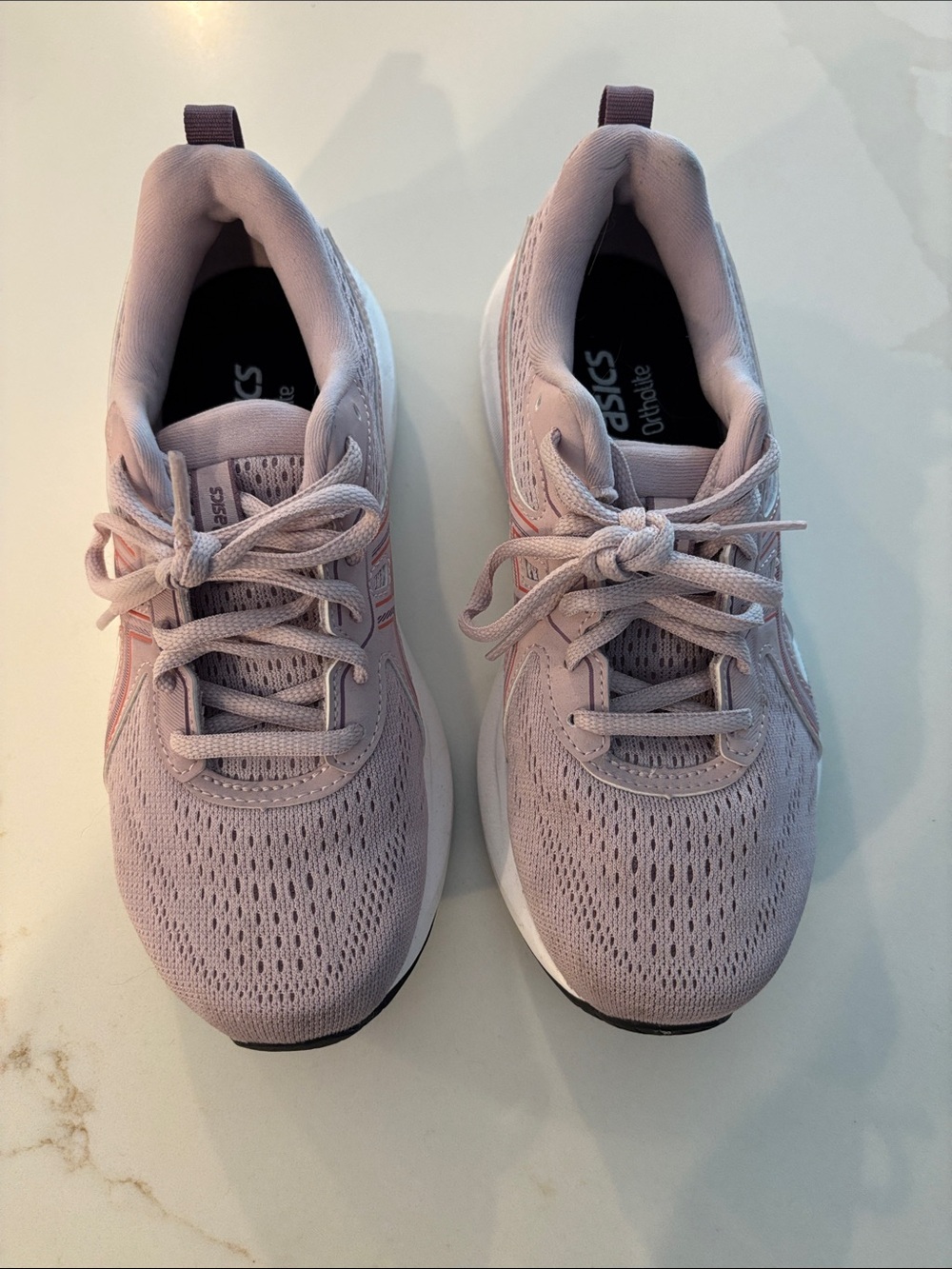 ASICS Women's Light Mauve Mesh Running Sneakers